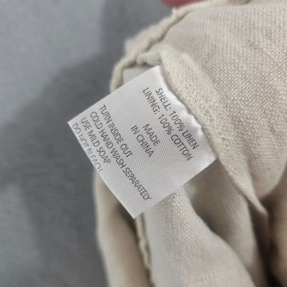 SHONA JOY Sz 10 Aluaro Safari Drawstring Jumpsuit Linen $340 Pilazzo Wide Leg - Picture 5 of 13